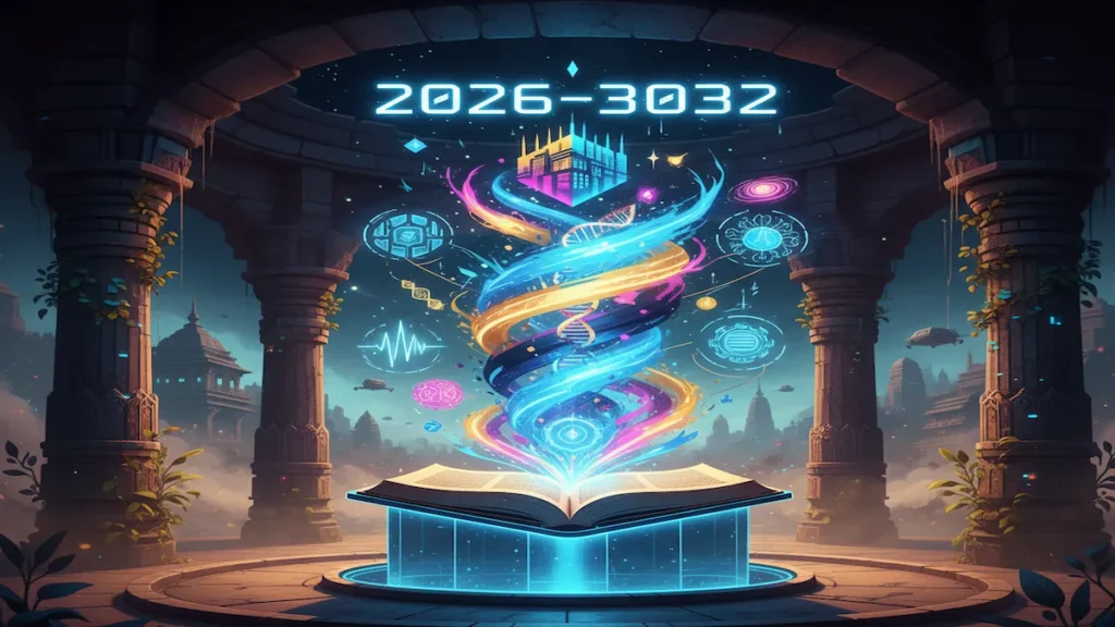 Bhavishya Malika 2026 prophecy cosmic portal ancient book 4K feature image