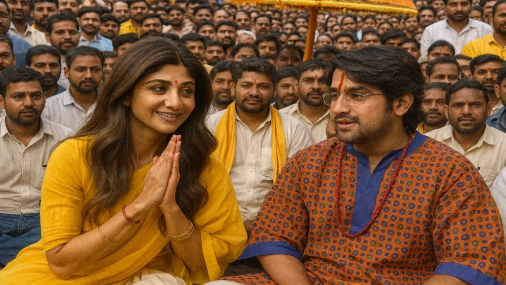 Hindu Ekta Padyatra 2025 with Baba Bageshwar walking from Delhi to Vrindavan