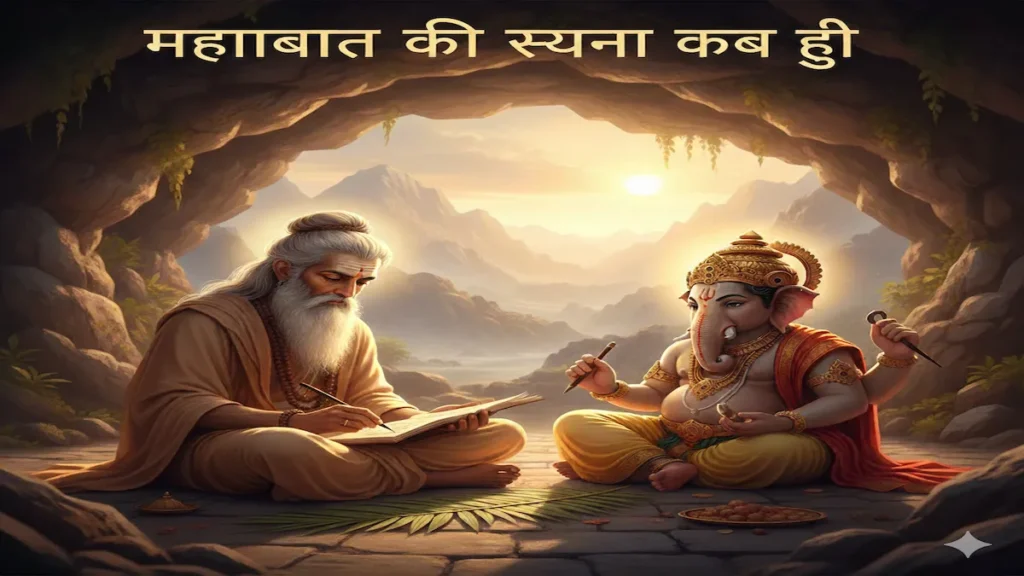 महाभारत की रचना कब हुई – वेदव्यास और भगवान गणेश द्वारा लिखित अमर ग्रंथ
