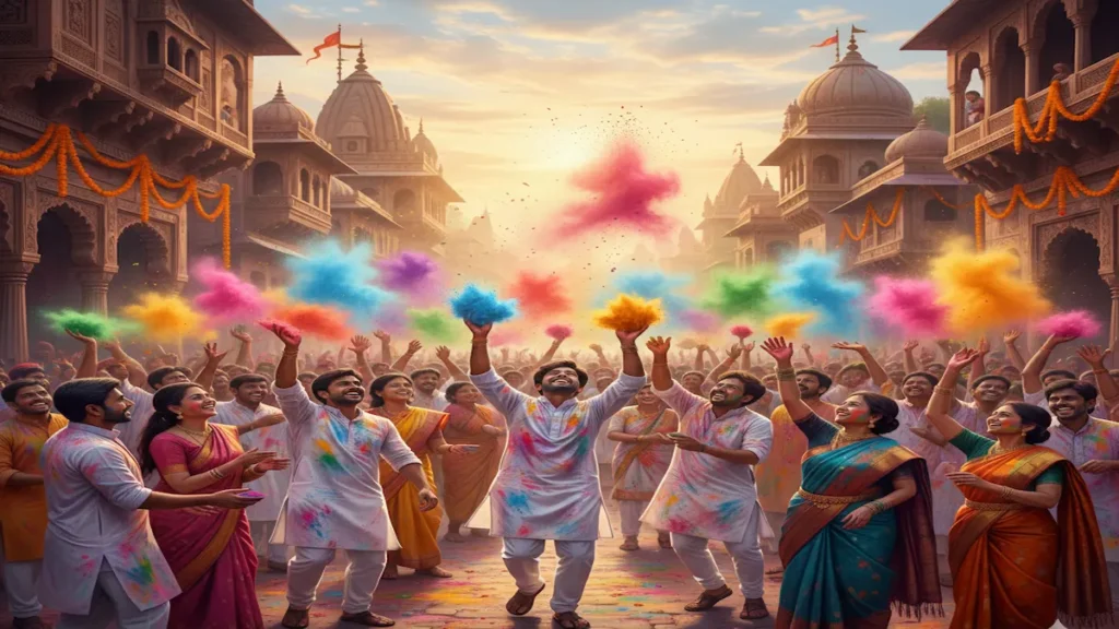 Holi 2026 festival of colors celebration in India