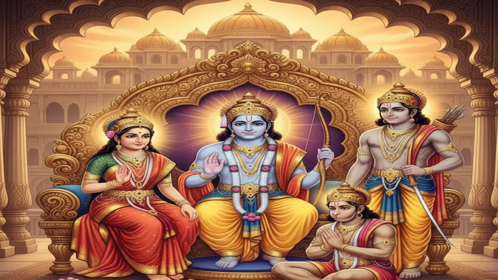 Shree Ram divine portrait symbol of dharma and devotion