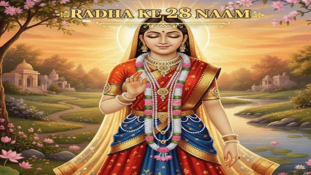 Radha Ji Ke 28 Name – Divine Names of Radha Rani for Bhakti and Spiritual Peace