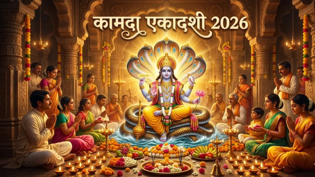 Kamada Ekadashi 2026 व्रत विधि और भगवान विष्णु पूजा