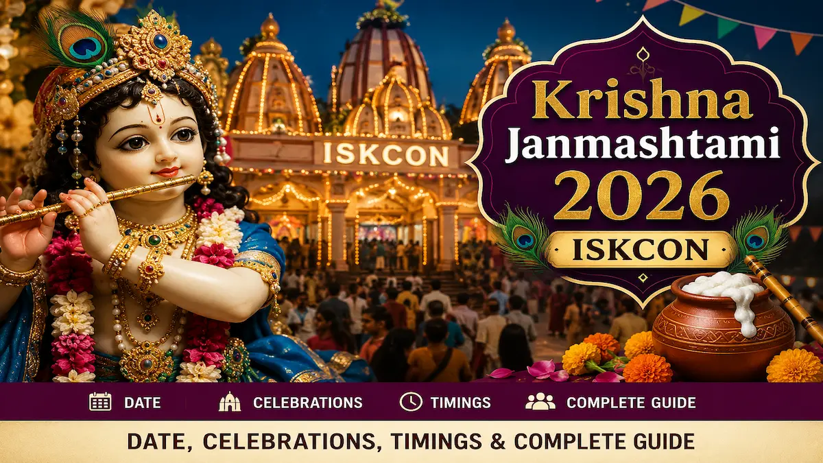 Krishna Janmashtami 2026 ISKCON: Date, Celebrations, Timings & Complete Guide